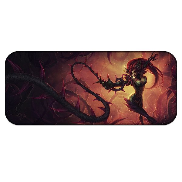 Tapete MousePad Zyra League of Legends Lol Grande Profissional