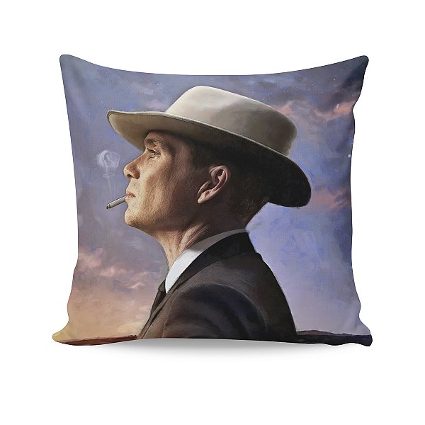 Almofada Cillian Murphy Oppenheimer Tommy Shelby Foto