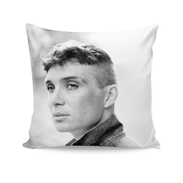 Almofada Cillian Murphy Tommy Shelby Foto Preto e Branco
