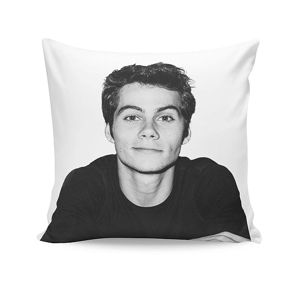Almofada Dylan O'Brien Foto Preto e Branco
