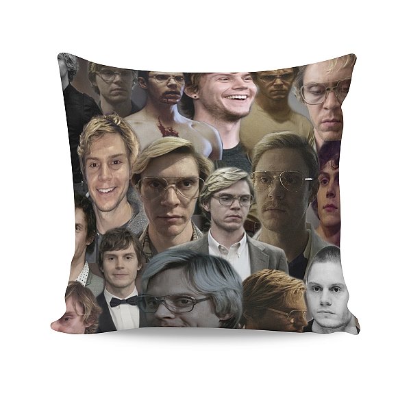 Almofada Evan Peters Fotos Colagem M01