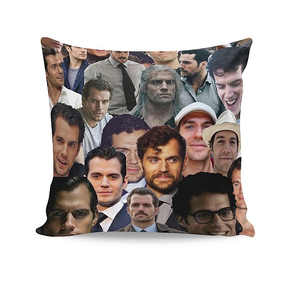 Almofada Henry Cavill Colagem Fotos M01
