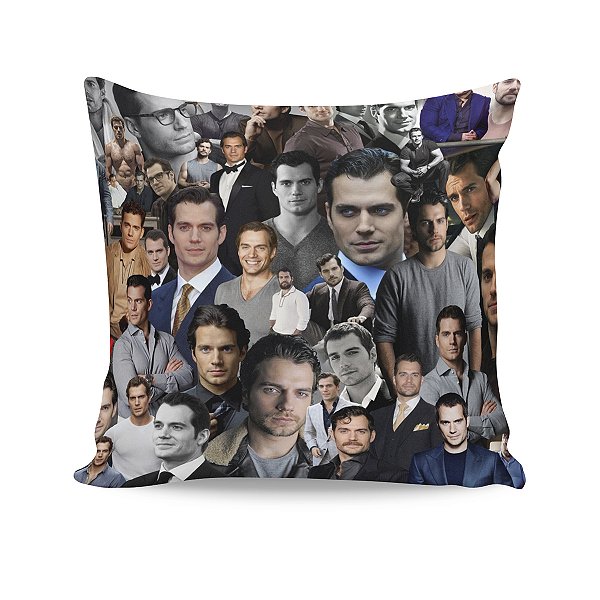 Almofada Henry Cavill Colagem Fotos M06