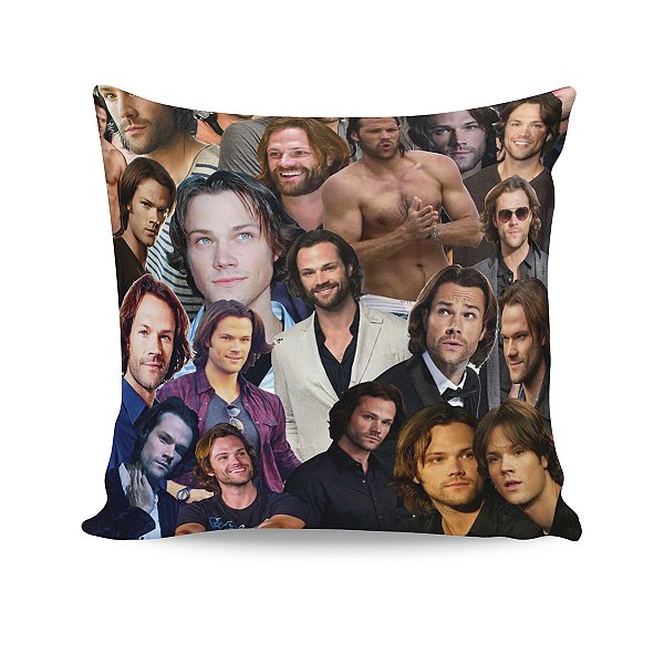 Almofada Jared Padalecki Sam Supernatural Colagem Fotos M01
