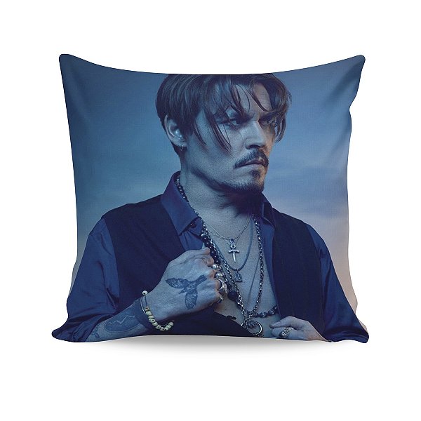 Almofada Johnny Depp Foto Pose 1