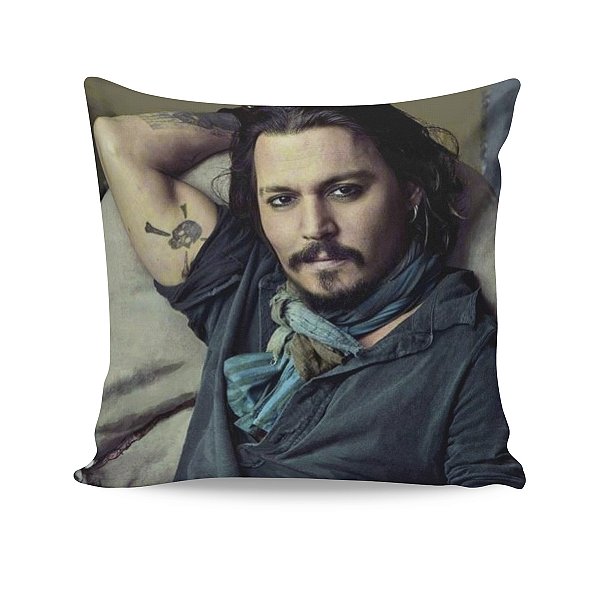 Almofada Johnny Depp Foto Pose 2
