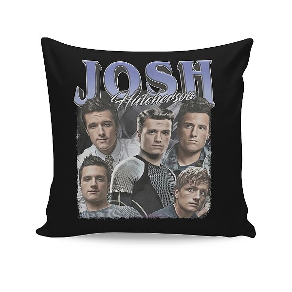 Almofada Josh Hutcherson FNAF Jogos Vorazes Foto Efeito M1