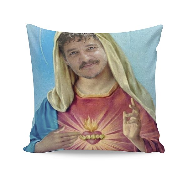 Almofada Pedro Pascal Santo Pascal