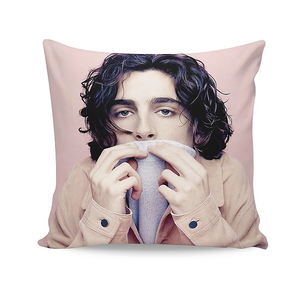 Almofada Timothee Chalamet Duna Foto Pose Modelo