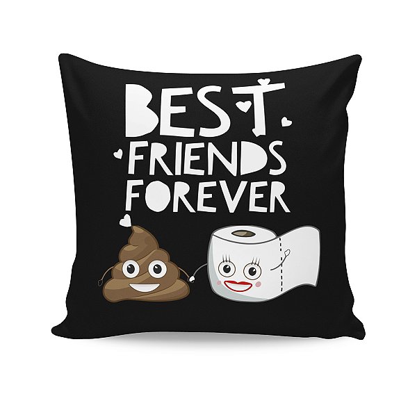 Almofada Melhores Amigas BFF Criativa Engraçada M1
