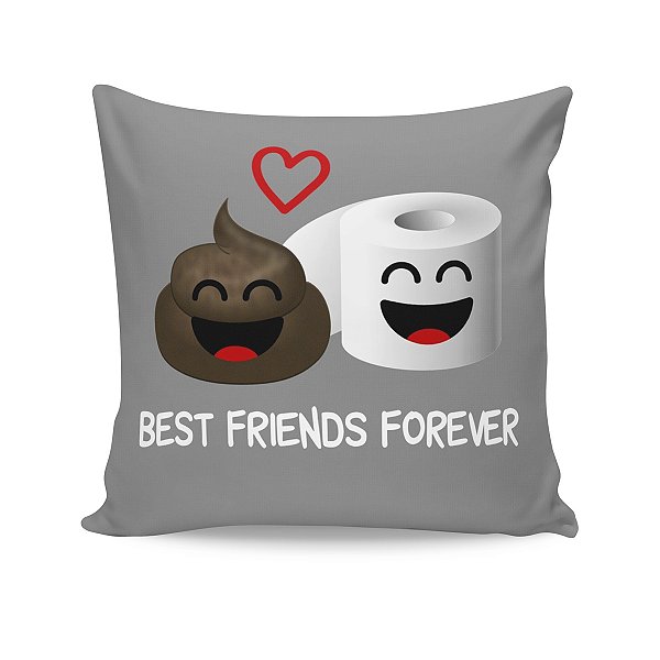Almofada Melhores Amigas BFF Criativa Engraçada M2