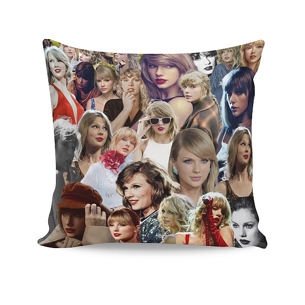 Almofada Taylor Swift Fotos Colagem Decoração Midnight
