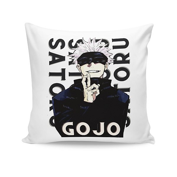 Almofada Jujutsu Kaisen Satoru Gojo Branca