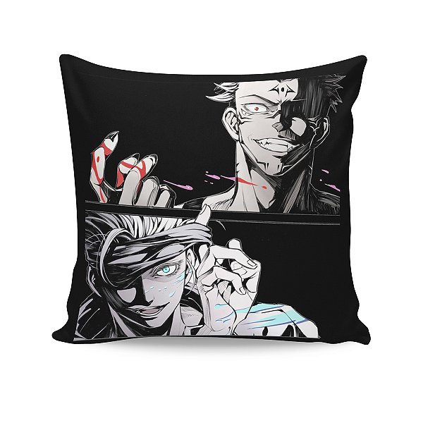 Almofada Jujutsu Kaisen Satoru Gojo e Sukuna