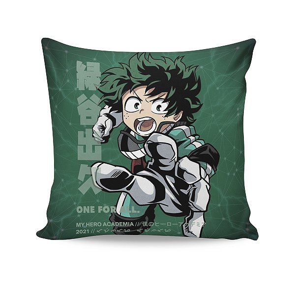 Almofada My Hero Academia Deku Midoriya Verde