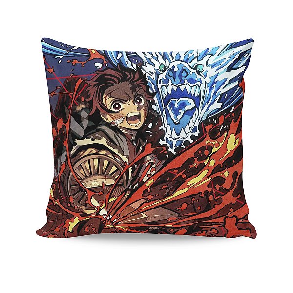Almofada Demon Slayer Respiração da Água e Sol