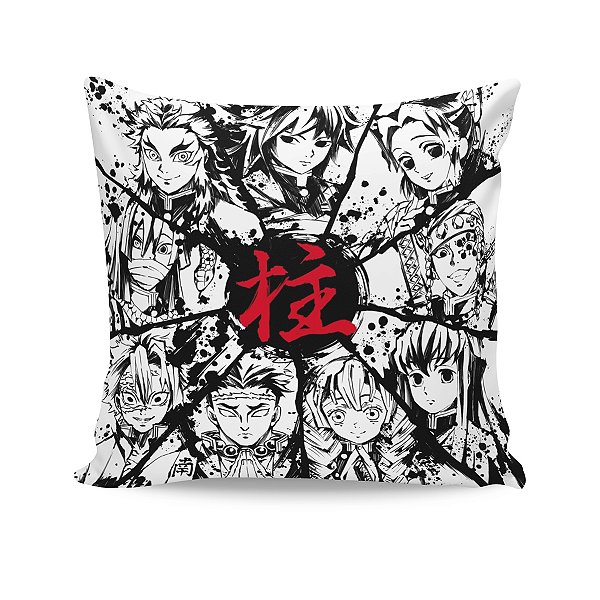 Almofada Demon Slayer Hashiras 9 Pilares Kimetsu no Yaiba