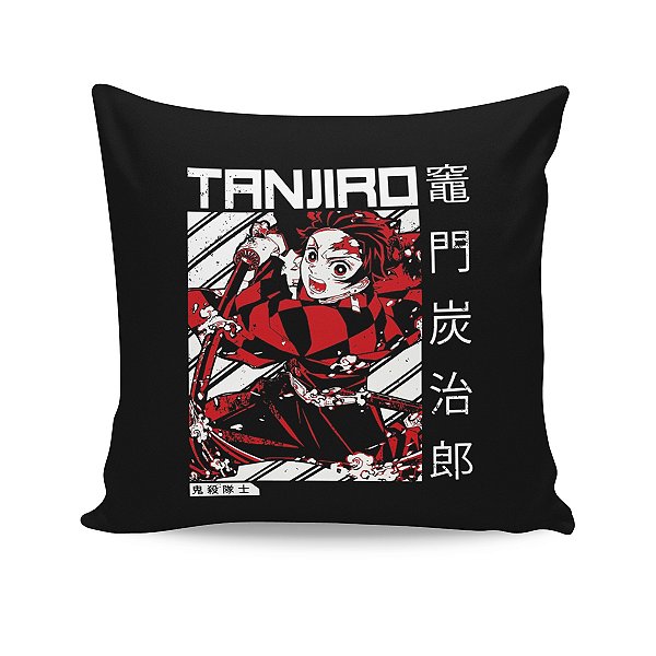 Almofada Demon Slayer Tanjiro Kamado Cartaz M2