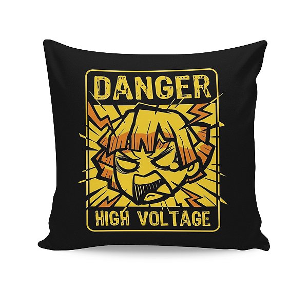 Almofada Demon Slayer Zenitsu High Voltage Kimetsu no Yaiba