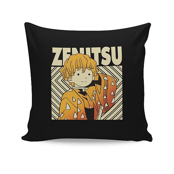 Almofada Demon Slayer Zenitsu Cartoon Kimetsu no Yaiba M1