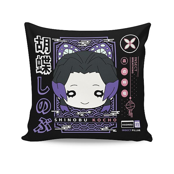 Almofada Demon Slayer Shinobu Kocho Respiração do Inseto