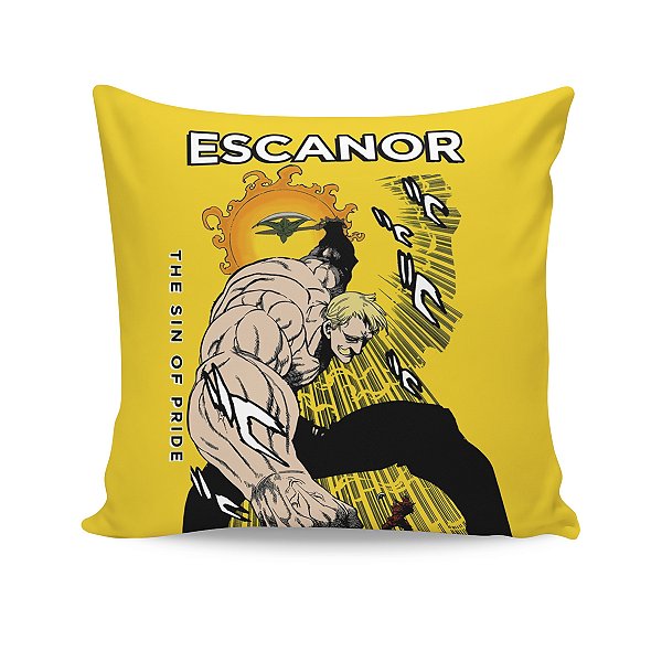 Almofada Nanatsu Taizai Escanor Orgulho Soco