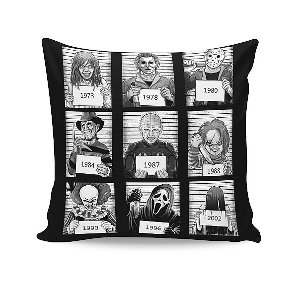 Almofada Halloween Prisão do Horror Filmes Terror Clássicos