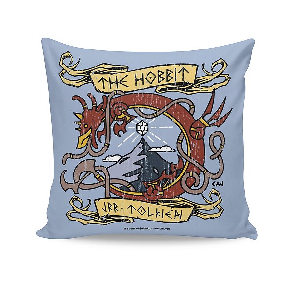 Almofada Senhor dos Anéis Hobbit Tolkien