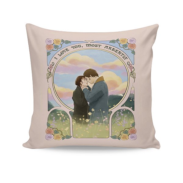 Almofada Orgulho e Preconceito Pride Prejudice Jane Austen M01