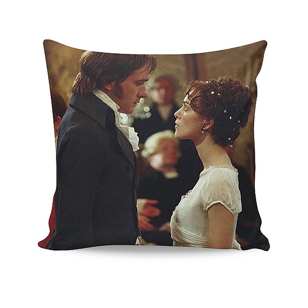 Almofada Orgulho e Preconceito Pride Prejudice Jane Austen M07
