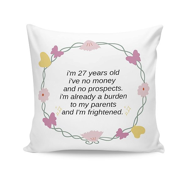 Almofada Orgulho e Preconceito Pride Prejudice Jane Austen M12