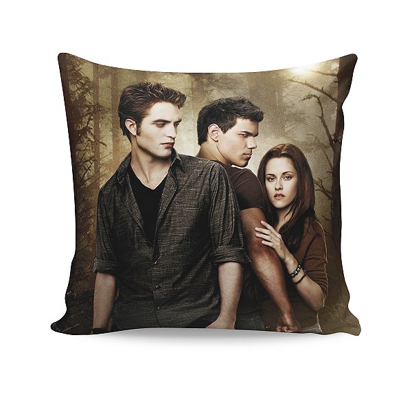 Almofada Crepúsculo Twilight saga Edward Bella e Jacob