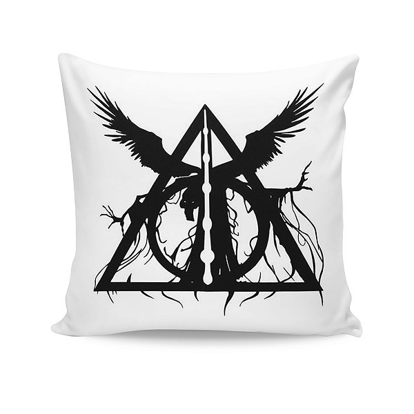 Almofada Harry Potter Relíquias da Morte Símbolo