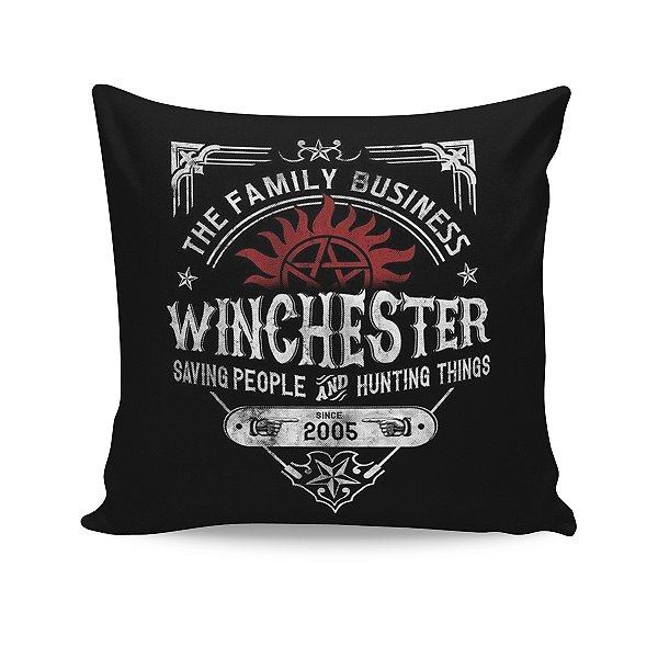 Almofada Supernatural Winchester Family Business