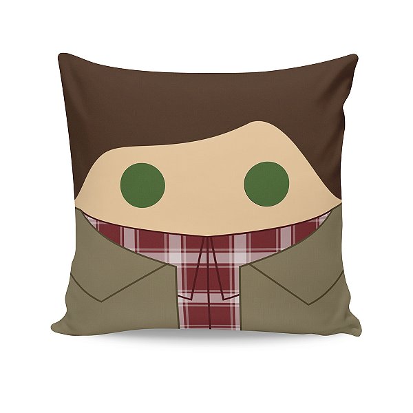 Almofada Supernatural Sam Winchester Cartoon