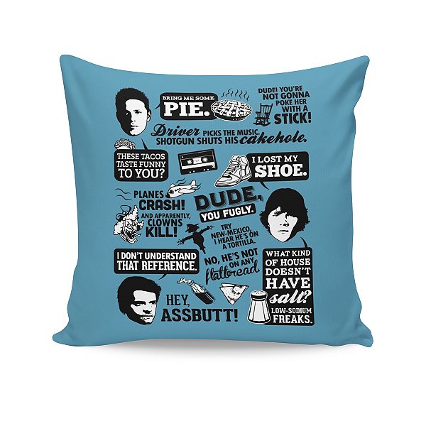 Almofada Supernatural Citações Quotes Modelo 1