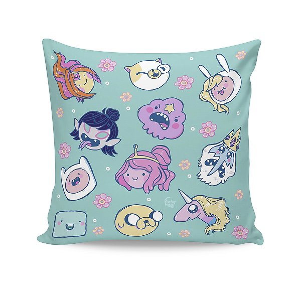 Almofada Adventure Time Cartoon Hora de Aventura