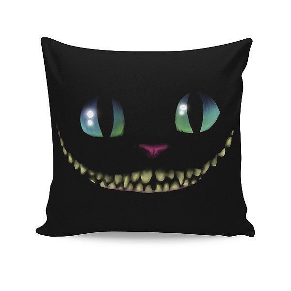 Almofada Alice no País das Maravilhas Gato Sorriso Chesshire