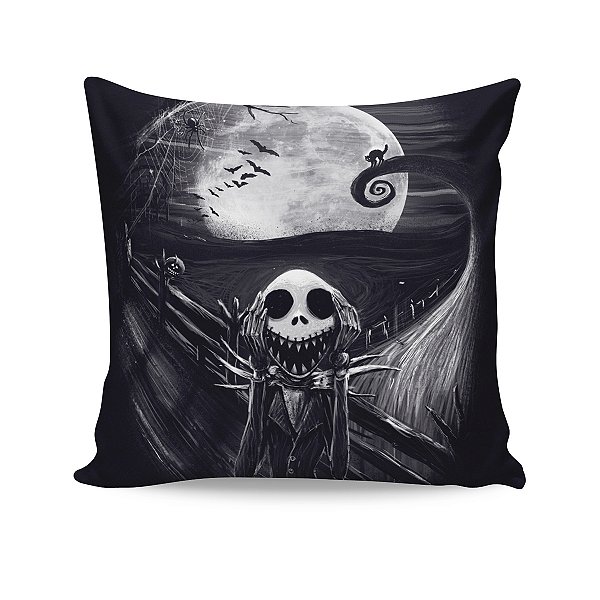 Almofada O Estranho Mundo de Jack Lua Cheia Terror
