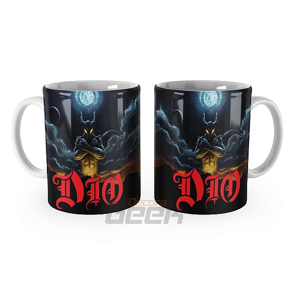 Caneca Dio Banda Ronnie James Dio banda de rock