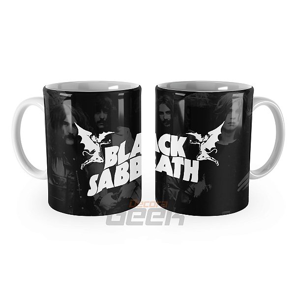 Caneca Black Sabbath Bandas de Rock