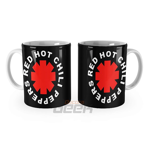 Caneca Banda Red Hot Chili Peppers Banda de Rock