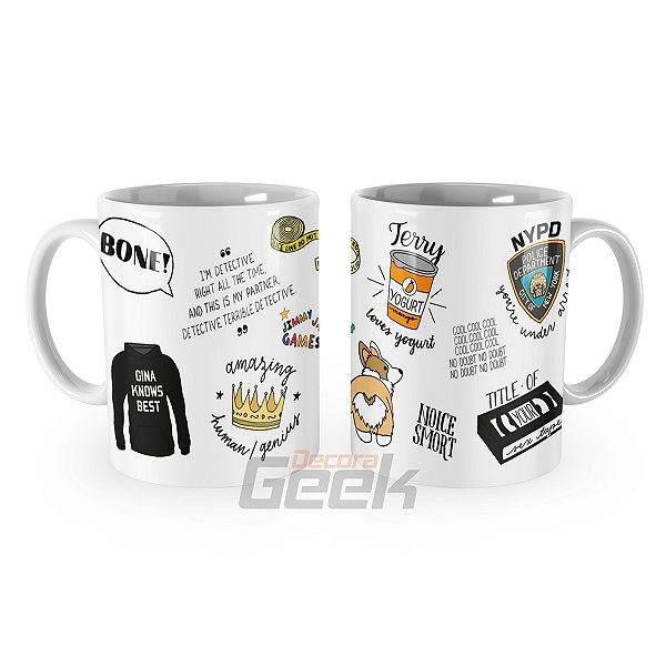 Caneca Brooklin 99 Citações Frases NYPD