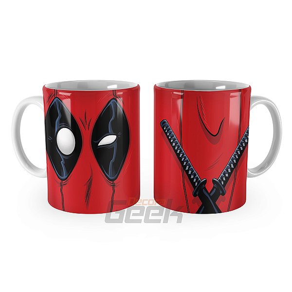 Caneca Deadpool Vermelha Personagem Filme