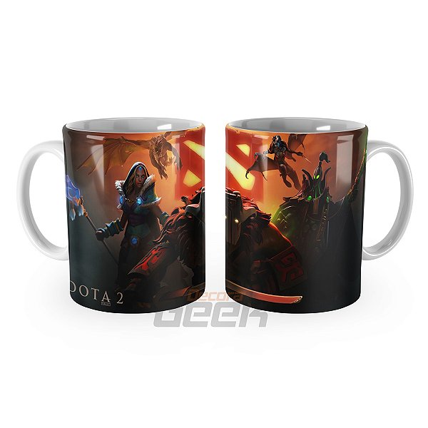Caneca Dota 2 Personagens Jogo