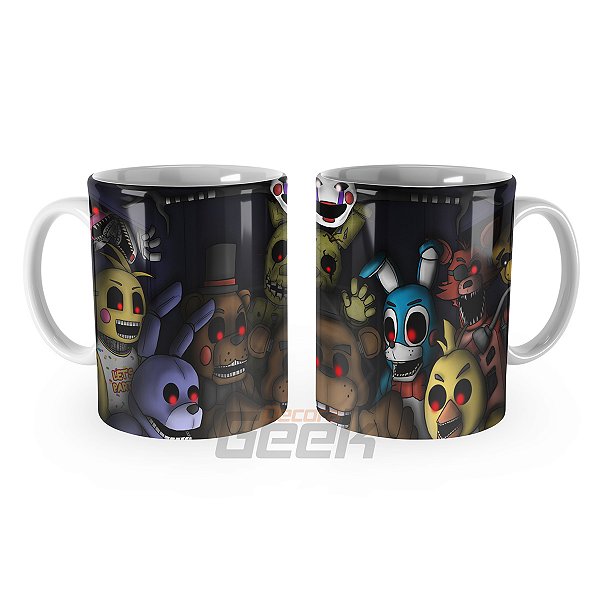 Caneca FNAF Five Night at Freddys