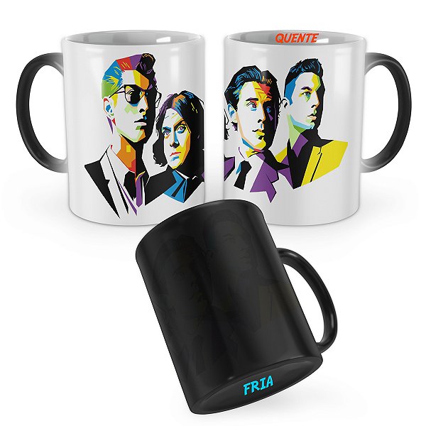 Caneca Mágica Arctic Monkeys Desenho Banda Logo