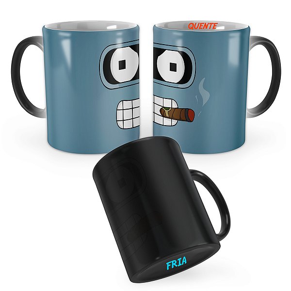 Caneca Mágica Bender Futurama Presente Divertido