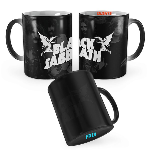 Caneca Mágica Black Sabbath Bandas de Rock