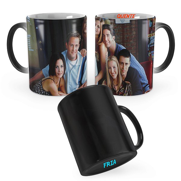 Caneca Mágica Friends Personagens